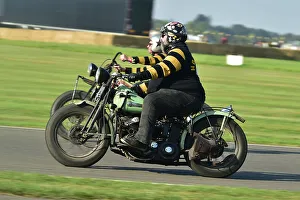 Harley Davidson Prints: CM35 1828 Harley Davidson, Goodwood Hornets