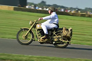 Harley Davidson Prints: CM35 1879 ex-Military motorcycle