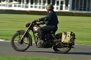 Harley Davidson Prints: CM35 1896 ex-military Matchless