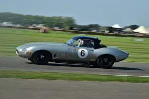 Royal Automobile Club TT Celebration Prints: CM35 2257 Pedro de la Rosa, Joaquin Folch-Rusinol Corachan, Jaguar E-Type
