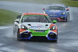 Rain Spray Prints: CM35 6698 Ben Sidhu, Xentek Motorsport, Porsche 718 Cayman GT4 RS Clubsport