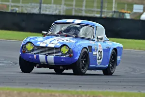 Forty Minute Race Prints: CM35 8690 Dominic Spicer, Paul Fisher, Triumph TR4