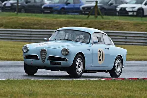 Snetterton Classic 30th June 2024 Prints: CM35 9296 Vernon MacKenzie, Alfa Romeo Giulietta Sprint