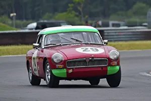 Snetterton Classic 30th June 2024 Prints: CM35 9686 Max Cawthorn, MG B Roadster