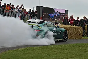The Formula 1 Teams Prints: CM36 0300 Aston Martin F1 Safety car letting off steam