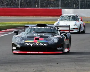 Silverstone Classic 2014 Prints: CM4 0004 Mark Sumpter, Porsche 911 GT1