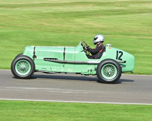 Goodwood Revival 2014 Saturday Prints: CM4 9102 Mark Gillies, ERA A-Type R3A
