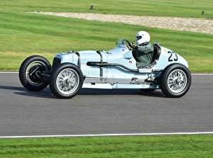 Goodwood Revival 2014 Saturday Prints: CM4 9108 Geraint Lewis, Frazer Nash Monoposto