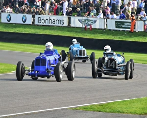 Goodwood Revival 2014 Saturday Prints: CM4 9109 ERA Vs Bugatti