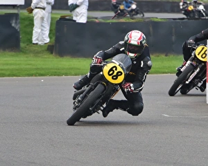 Goodwood Revival 2014 Prints: CM4 9184 Michael Rutter, Michael Russell, Velocette MSS