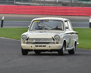 HSCC Silverstone Finals 2014 Prints: CM5 4580 Nigel Cox, Ford Lotus Cortina