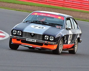 HSCC Silverstone Finals 2014 Prints: CM5 4881 Mark Dudley, Alfa Romeo 2000 GTV, BVV 94 S