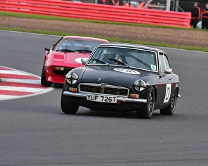 HSCC Silverstone Finals 2014 Prints: CM5 4897 Mark Bennett, MG B, YUF 726 T