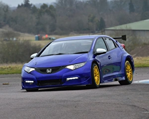 Thruxton Test Day, Thursday February 19th 2015 Prints: CM5 9531 Honda Civic Type R