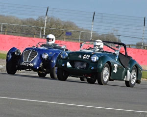 CM6 0788 Steven Pryke, Healey Silverstone Georgina Riley, Triumph TR2