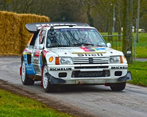 Race Retro 2015 Prints: CM6 1155 K Fuber, A Medlicott, Peugeot 205 T16