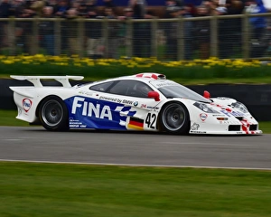 Prints of McLaren F1 GTR, Long tail, Goodwood 73rd MM March 2015, 73rd, 73rd Members Meeting, Action, Chris McEvoy, CJM Photography, classic cars, competition, England, Goodwood, Goodwood 73rd Members Meeting Goodwood 73rd Members Meeting Prints: CM6 3487 McLaren F1 GTR, Long tail