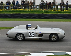 Prints of Jochen Mass, Mercedes-Benz 300SLS, Porter Special, Salvadori Cup, Sports Prototypes, Goodwood 73rd MM March 2015, 73rd, 73rd Members Meeting, Action, Chris McEvoy, circuit racing, CJM Photography Goodwood 73rd Members Meeting Prints: CM6 3846 Jochen Mass, Mercedes-Benz 300SLS, Porter Special