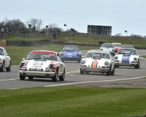 Porsche Prints: CM6 4485 Richard Attwood, Porsche 911, Simon Bowrey, Porsche 911