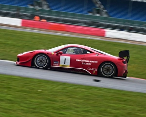 BritCar, Silverstone, March 28th 2015 Prints: CM6 7432 David Mason, Calum Lockie, Ferrari 458 Challenge