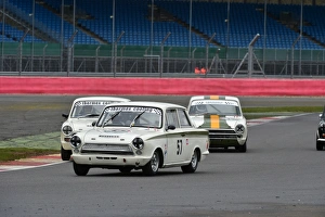 BritCar, Silverstone, March 28th 2015 Prints: CM6 7526 David Hall, Ford Cortina