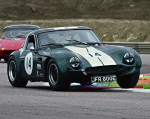 <b class=qtipBold><figcaption>CM6 8038 John Spiers, TVR Griffith</figcaption></b><br>John Spiers, TVR Griffith, JFR 600 E, Guards trophy, GT Cars, HSCC Easter Revival 2015. 4th April 2015, BARC, British Automobile Racing Club, circuit racing, Classic Racing Cars, Easter Revival, GT cars, Guards Trophy, Hampshire, historic racing cars, Historic Sports Car Club, HSCC, HSCC Easter Revival, HSCC Easter Revival 2015, motor racing, motorsport, nostalgia, racing cars, retro, sporting cars, sports cars, Thruxton<br><em>© ©2015 Chris McEvoy, all rights reserved, www.cjm-photography.co.uk</em> CM6 8038 John Spiers, TVR Griffith