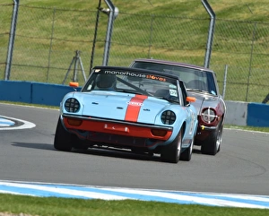 HSCC Donington Park, 30th May 2015 Prints: CM8 0169 David Lane, Jensen Healey