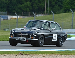 HSCC Donington Park, 30th May 2015 Prints: CM8 0207 Mark Bennett, MGB GT