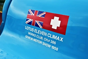 Lotus 50th Anniversary Plaque Unveiled In Cheshunt, Hertfordshire, UK Prints: CM8 1777 Lotus Eleven Climax