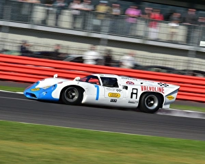 Silverstone Classic 2015 Prints: CM9 4822 Leo Voyazides, Simon Hadfield, Lola T70 MK3B