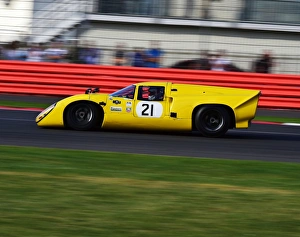Silverstone Classic 2015 Prints: CM9 4871 Steve Tandy, Mike Simpson, Lola T70 MK3 B