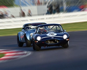 Sliverstone Classic Prints: CM9 5116zb John Clark, Richard Shaw, Jaguar E-Type