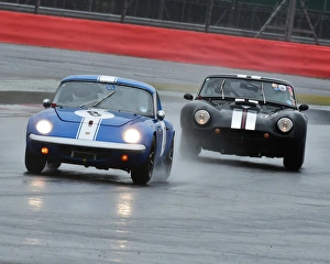 Paul Tooms Prints: CM9 5919 Paul Tooms, Michael Caine, Lotus Elan, Peter Dod, Nathan Dod, TVR Griffith