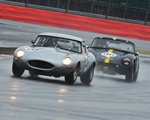 Martin Brewer Prints: CM9 5932 Cliff Gray, Martin Brewer, Jaguar E-Type, Robi Bernberg, Paul Ugo, TVR Grantura