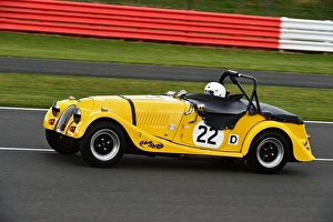 Bentley Drivers Club, Silverstone Race Meeting, 1st August 2015 Prints: CM9 6164 James Sumner, Morgan 4-4