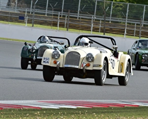 Bentley Drivers Club, Silverstone Race Meeting, 1st August 2015 Prints: CM9 7001 Michele Bailey, Morgan 4