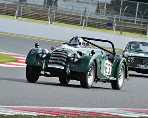 Bentley Drivers Club, Silverstone Race Meeting, 1st August 2015 Prints: CM9 7023 Chris Bailey, Morgan 4-4