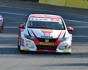 BTCC 2015 Finale Brands Hatch Prints: CMA 3088 Gordon Shedden, Honda Civic, 2015 BTCC Champion