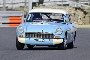 Prints of Jon Hughes, MG B Roadster, Equipe GTS, a forty minute race for Pre-1966 Sports and GT cars with 5 different classes determined by engine size, these range from 1150cc to 2750cc Equipe Classic Racing March 2025 Prints: CZ1_2267 Jon Hughes, MG B Roadster.jpg