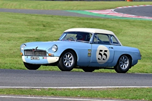 Prints of Jon Hughes, MG B Roadster, Equipe GTS, a forty minute race for Pre-1966 Sports and GT cars with 5 different classes determined by engine size, these range from 1150cc to 2750cc Equipe Classic Racing March 2025 Prints: CZ1_3699 Jon Hughes, MG B Roadster.jpg