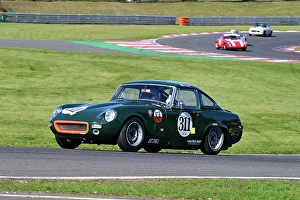 Prints of Dominic Mooney, Austin Healey Ashley GT, Equipe GTS, a forty minute race for Pre-1966 Sports and GT cars with 5 different classes determined by engine size, these range from 1150cc to 2750cc Equipe Classic Racing March 2025 Prints: CZ1_3703 Dominic Mooney, Austin Healey Ashley GT.jpg