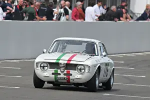 Prints of Andrew Bergbaum, Alfa Romeo Giulia Sprint GTA, Whitmore Cup, a twenty minute single driver race for saloon cars with an engine capacity below 2 litres that competed in the years 1960 to 1966 Goodwood 82nd Members Meeting Prints: CZ1_7067 Andrew Bergbaum, Alfa Romeo Giulia Sprint GTA.jpg