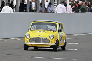 Prints of Mike Jordan, Austin Mini Cooper S, Whitmore Cup, a twenty minute single driver race for saloon cars with an engine capacity below 2 litres that competed in the years 1960 to 1966 Goodwood 82nd Members Meeting Prints: CZ1_7078 Mike Jordan, Austin Mini Cooper S.jpg
