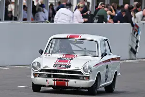 Prints of Nick Jarvis, Ford Lotus Cortina Mk1, Whitmore Cup, a twenty minute single driver race for saloon cars with an engine capacity below 2 litres that competed in the years 1960 to 1966 Goodwood 82nd Members Meeting Prints: CZ1_7080 Nick Jarvis, Ford Lotus Cortina Mk1.jpg