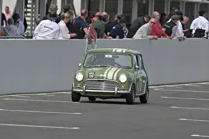 Prints of Nick Swift, Morris Mini Cooper S, Whitmore Cup, a twenty minute single driver race for saloon cars with an engine capacity below 2 litres that competed in the years 1960 to 1966 Goodwood 82nd Members Meeting Prints: CZ1_7088 Nick Swift, Morris Mini Cooper S.jpg