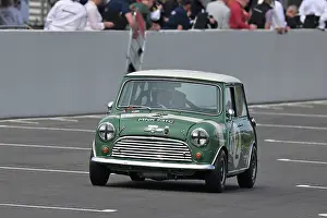 Prints of Martin Overington, Morris Mini Cooper S, Whitmore Cup, a twenty minute single driver race for saloon cars with an engine capacity below 2 litres that competed in the years 1960 to 1966 Goodwood 82nd Members Meeting Prints: CZ1_7091 Martin Overington, Morris Mini Cooper S.jpg