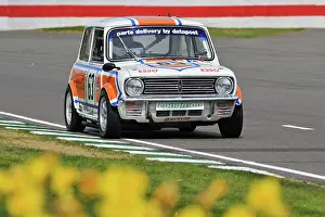Prints of Rupert Deeth, Gordon Shedden, Mini 1275 GT, Win Percy Trophy for Group 1 saloon cars with an engine capacity below 2800cc, that raced in the years 1970 to 1982, a two driver forty five minute race Goodwood 82nd Members Meeting Prints: CZ1_7167 Rupert Deeth, Gordon Shedden, Mini 1275 GT.jpg