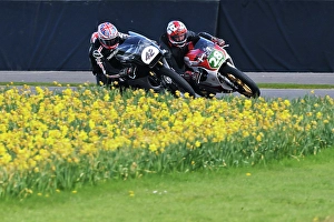 Goodwood 82nd Members Meeting April 2025 Prints: CZ1_9046 Andy Hornby, RPS Triumph Trident T150, Mark Linton, Yamaha TZ250L.jpg