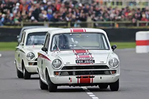 Prints of Nick Jarvis, Ford Lotus Cortina Mk1, Whitmore Cup, a twenty minute single driver race for saloon cars with an engine capacity below 2 litres that competed in the years 1960 to 1966 Goodwood 82nd Members Meeting Prints: CZ1_9445 Nick Jarvis, Ford Lotus Cortina Mk1.jpg