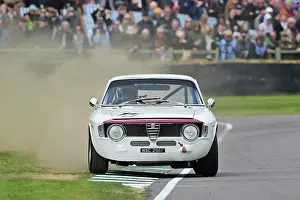 Prints of Kicking up some dust, Lukas Halusa, Alfa Romeo Giulia Sprint GTA, Whitmore Cup Goodwood 82nd Members Meeting Prints: CZ1_9472 Lukas Halusa, Alfa Romeo Giulia Sprint GTA.jpg